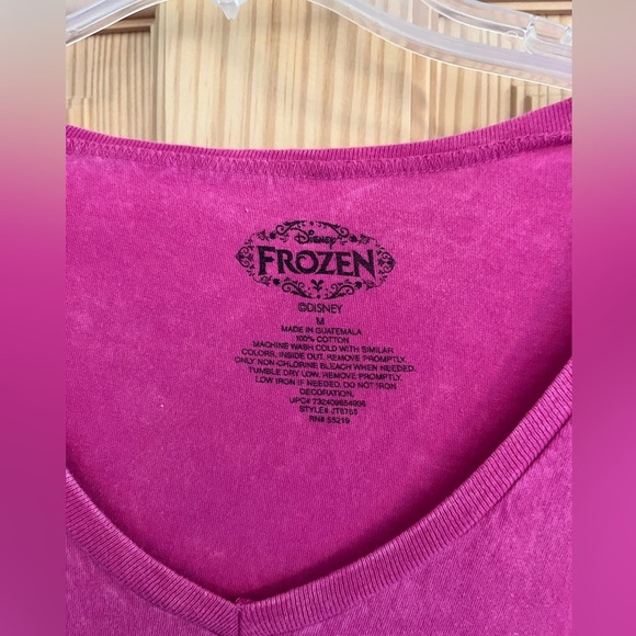 Pink Frozen Olaf Disney T Shirt Size Medium - Picture 5 of 5